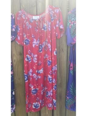 Vintage Ashley Taylor 90’s Nightgown Patio Dress Lounge M